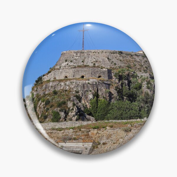 Item preview, Old fortress and clock tower Corfu town Greece  designed and sold by goceris.