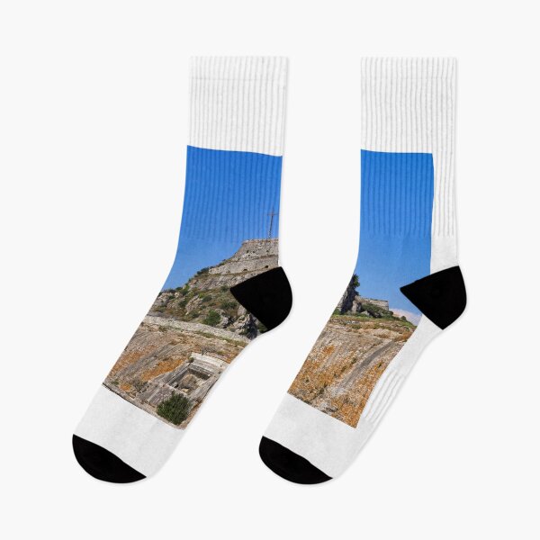 Item preview, Old fortress and clock tower Corfu town Greece  designed and sold by goceris.