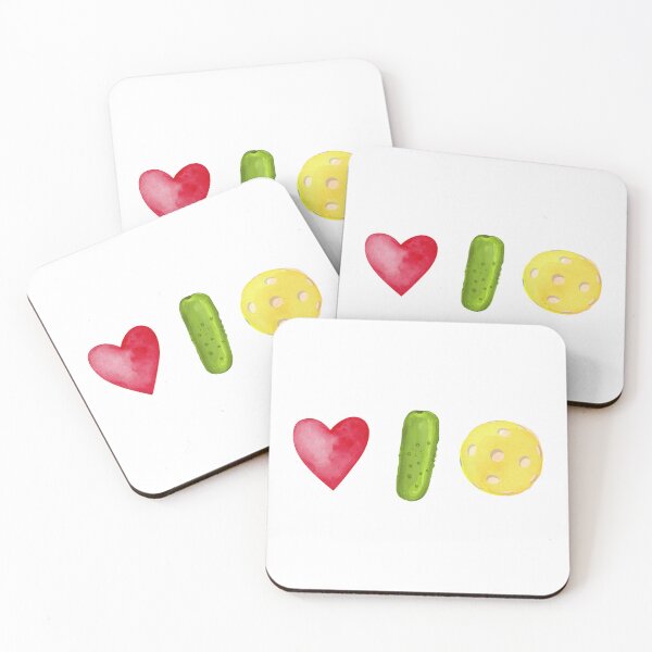 Item preview, I love pickleball - pickleball player gift - pickleball fan - pickleball emoji designed and sold by Fern-and-Fyre.