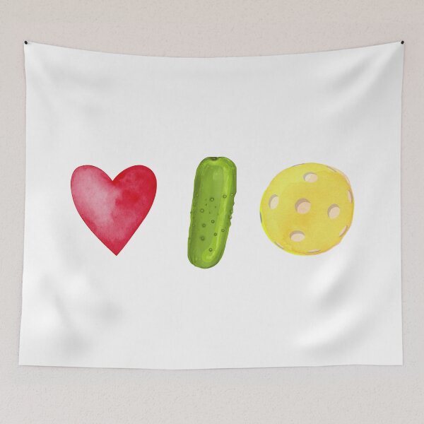 Item preview, I love pickleball - pickleball player gift - pickleball fan - pickleball emoji designed and sold by Fern-and-Fyre.