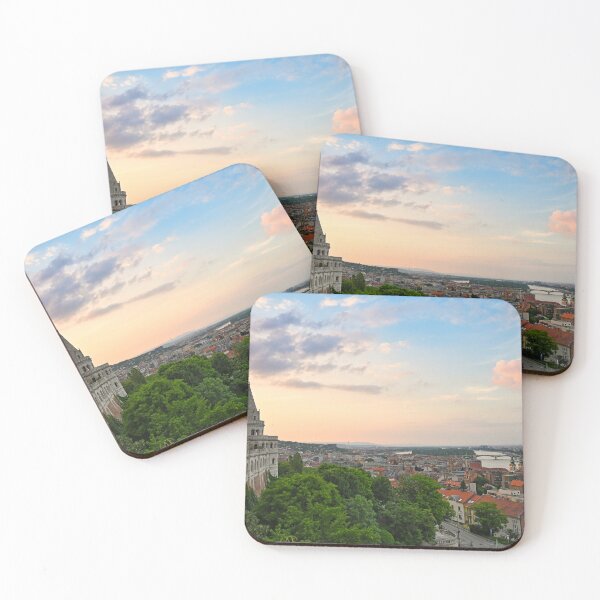 Item preview, Fishermen's Bastion in Budapest in the sunset, Hungary designed and sold by goceris.