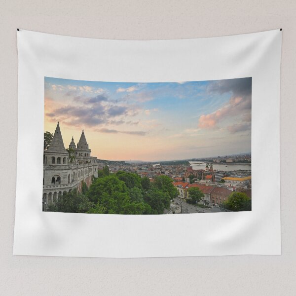Item preview, Fishermen's Bastion in Budapest in the sunset, Hungary designed and sold by goceris.