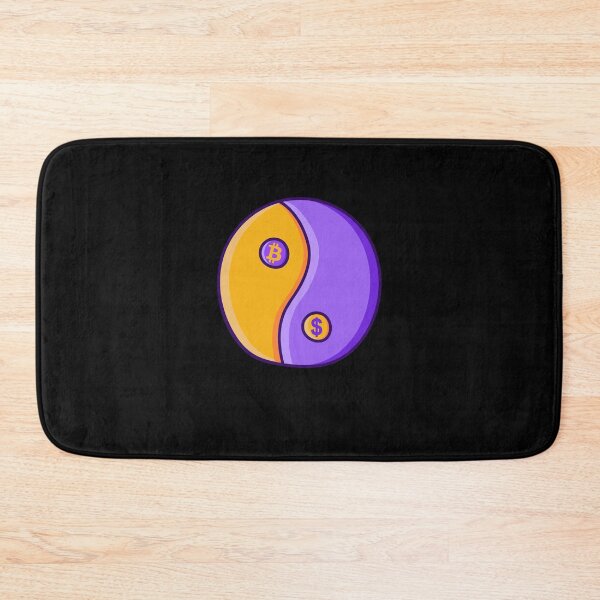 Item preview, Bitcoin BTC Yin Yang Symbol designed and sold by Grimbart.