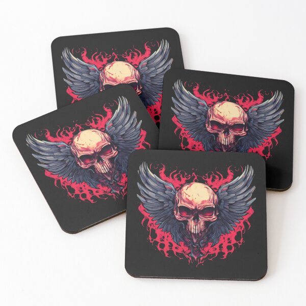Item preview, Skull with Wings Art designed and sold by Planetporridge.