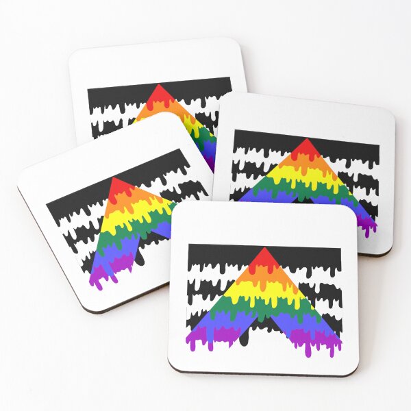 Item preview, Melting Straight Ally Flag designed and sold by A4R0NN.
