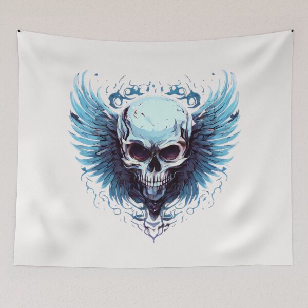 Item preview, Skull with Wings Design designed and sold by Planetporridge.