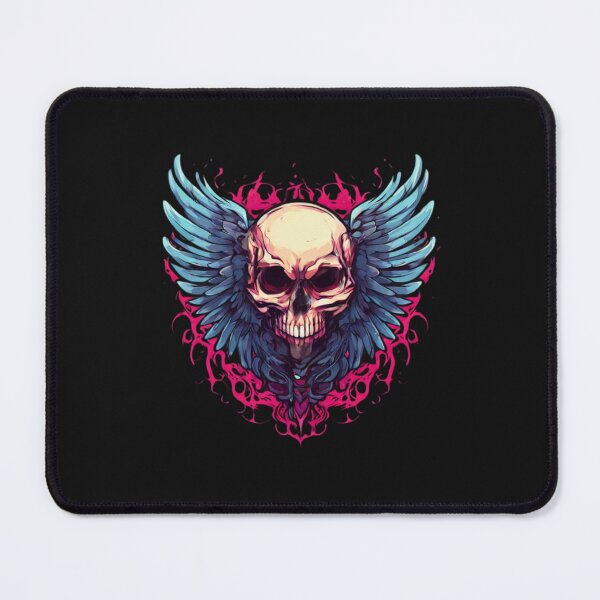 Item preview, Mean Skull with Wings designed and sold by Planetporridge.