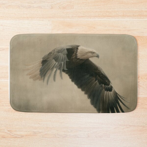 Item preview, Eagle Soar Across a Full Moon - Fine Art Print designed and sold by AimaiRose.