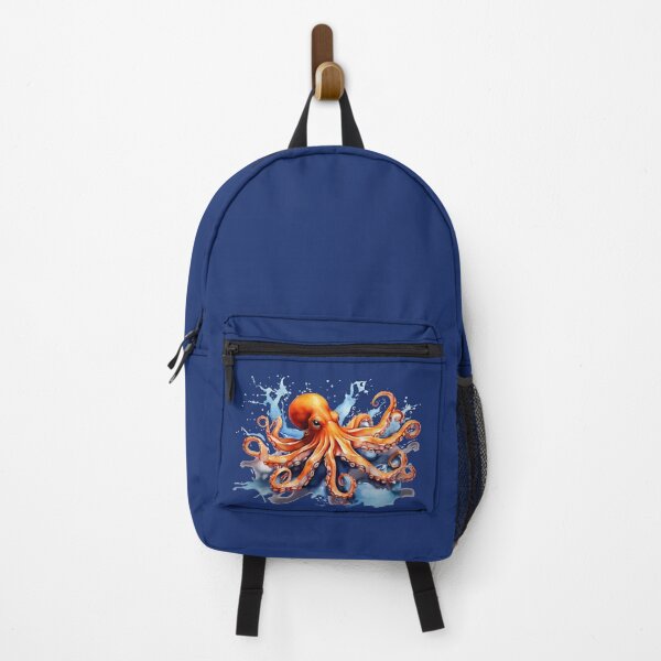 Item preview, an octopus as a digital watercolor designed and sold by Rose Design & Photos.