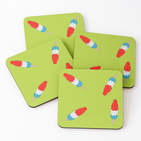 Item preview, Rocket pop bomb popsicles on green designed and sold by BowditchDesigns.