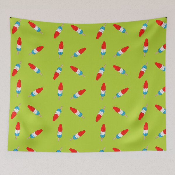 Item preview, Rocket pop bomb popsicles on green designed and sold by BowditchDesigns.