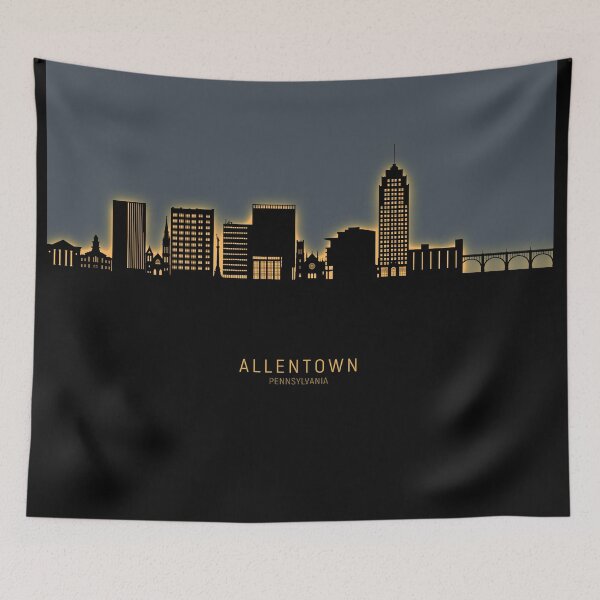 Item preview, Allentown Pennsylvania Skyline designed and sold by ArtPrints.