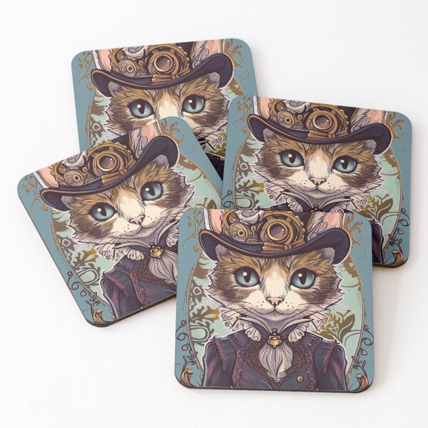 Item preview, Steam Maniac Cat designed and sold by Shaani.