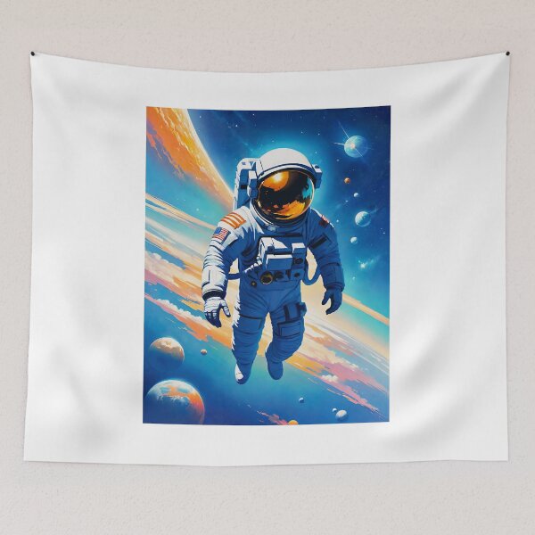 Item preview, An astronaut on a spacewalk designed and sold by Steffani Lehmann.