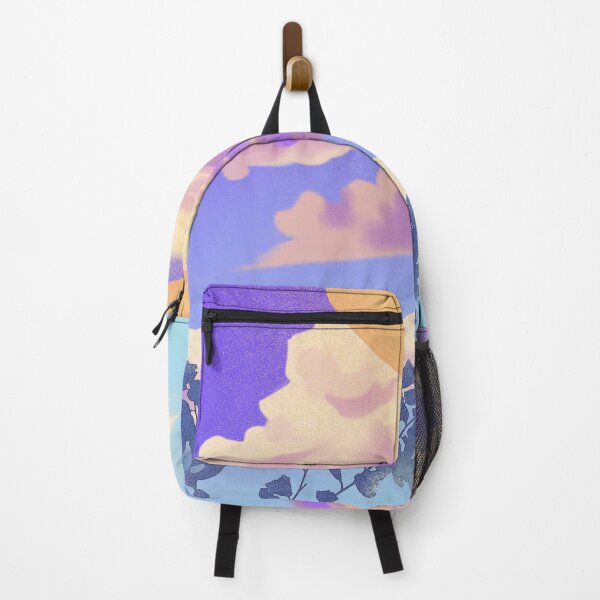 Item preview, Dreamy Solarpunk Style Sky, Sun & Clouds // Digital Art designed and sold by StarryPopStuff.