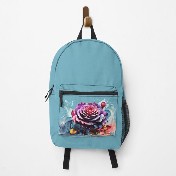 Item preview, A purple rose as a watercolor designed and sold by Rose Design & Photos.