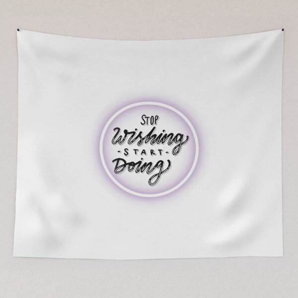 Item preview, Stop wishing, take action. designed and sold by Little-Victory.