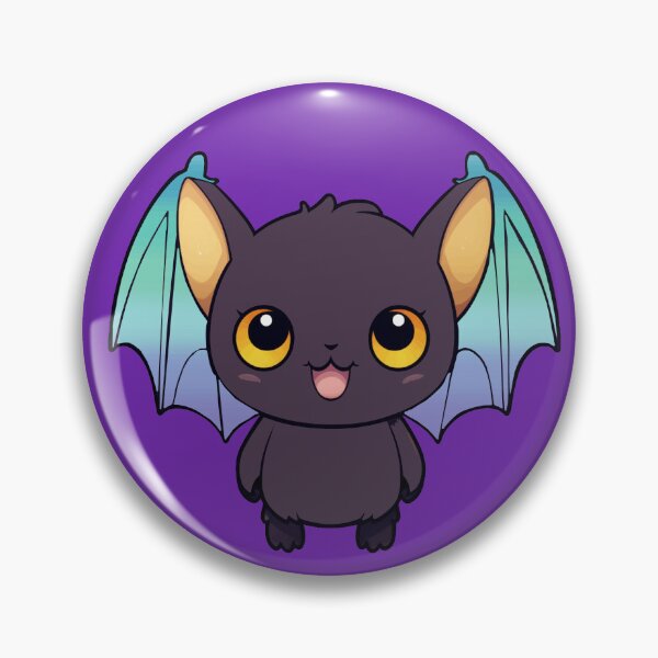 Item preview, Kawaii Bat with Neptunic Pride Flag Colored Wings, Cute Neptunic Design designed and sold by Travelslightly.
