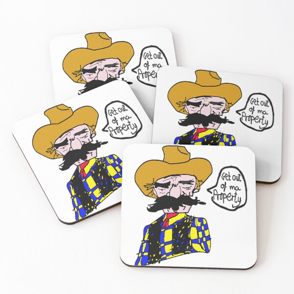 Item preview, Angry Cowboy Shouting Get Out of ma Property designed and sold by DSP Designs.