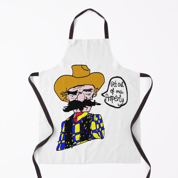 Item preview, Angry Cowboy Shouting Get Out of ma Property designed and sold by DSP Designs.