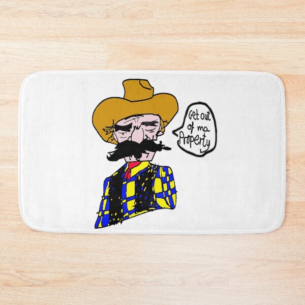 Item preview, Angry Cowboy Shouting Get Out of ma Property designed and sold by DSP Designs.