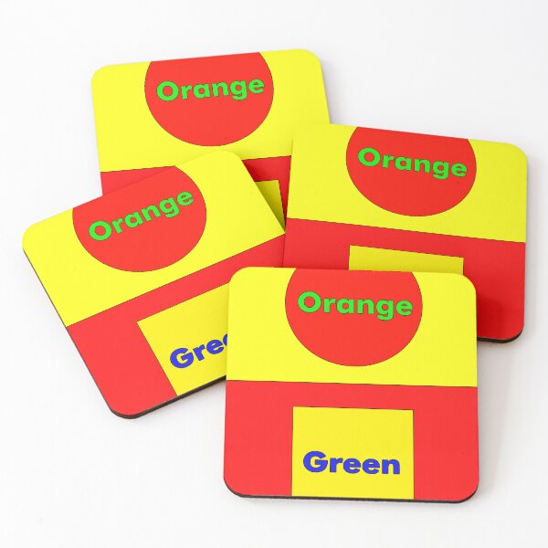 Item preview, Orange and Green...should always be seen! (the shape of things) designed and sold by JasonArby.