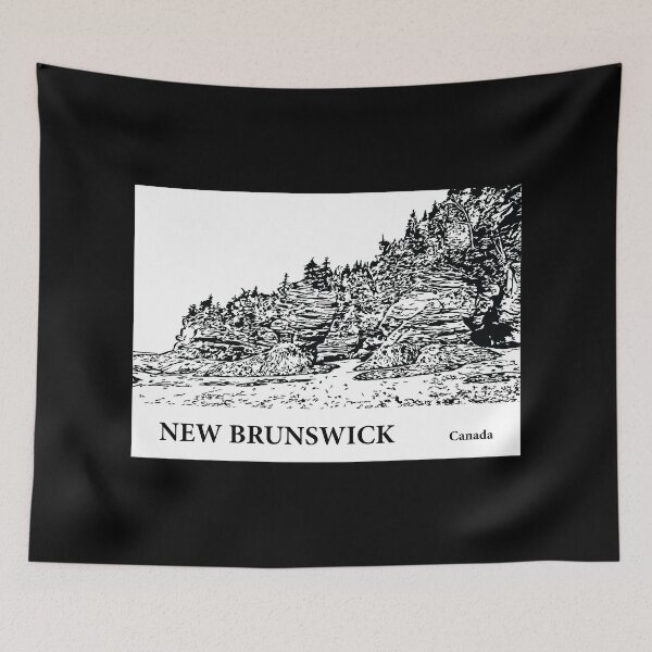 Item preview, New Brunswick Canada designed and sold by Lakeric Cityscapes.