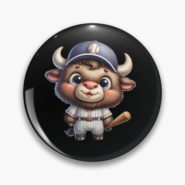 Artikelvorschau, Baseball. Lustige Grafik mit einem Büffel entworfen und verkauft von BanShopDG.
