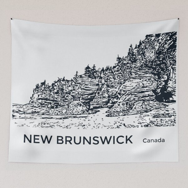 Item preview, New Brunswick Canada designed and sold by Lakeric Cityscapes.