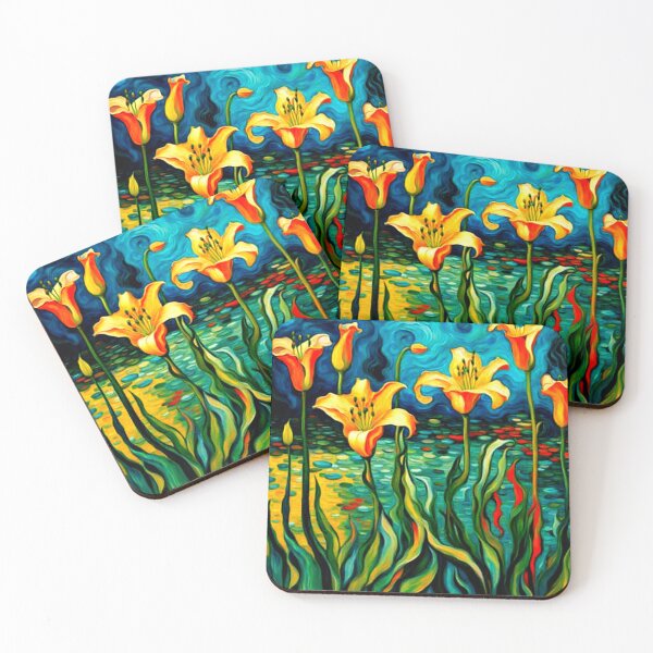 Item preview, Lilies in garden designed and sold by George Hutton Hunter.