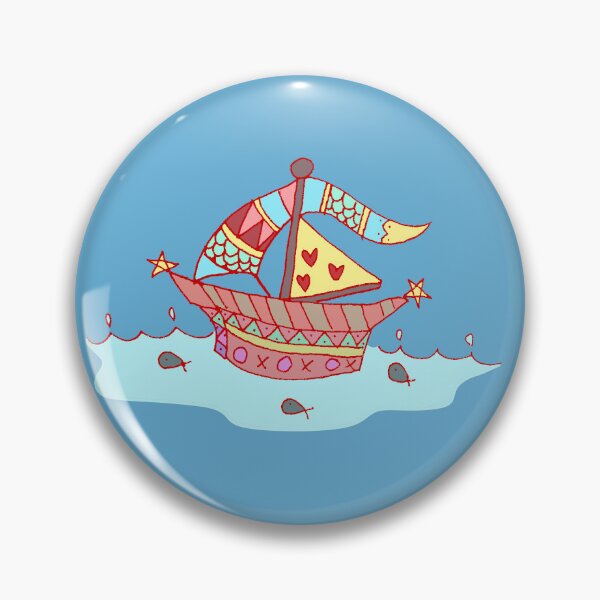 Item preview, Whimsical Cartoon Ship designed and sold by SaradaBoru.