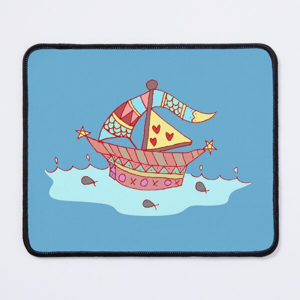 Item preview, Whimsical Cartoon Ship designed and sold by SaradaBoru.