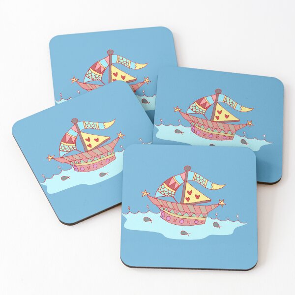 Item preview, Whimsical Cartoon Ship designed and sold by SaradaBoru.