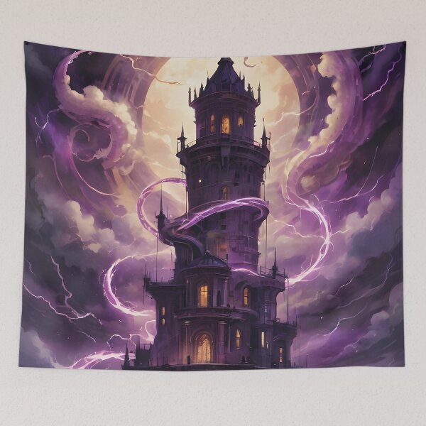 Item preview, Magical Fantasy Tower designed and sold by ByteyCreatives.