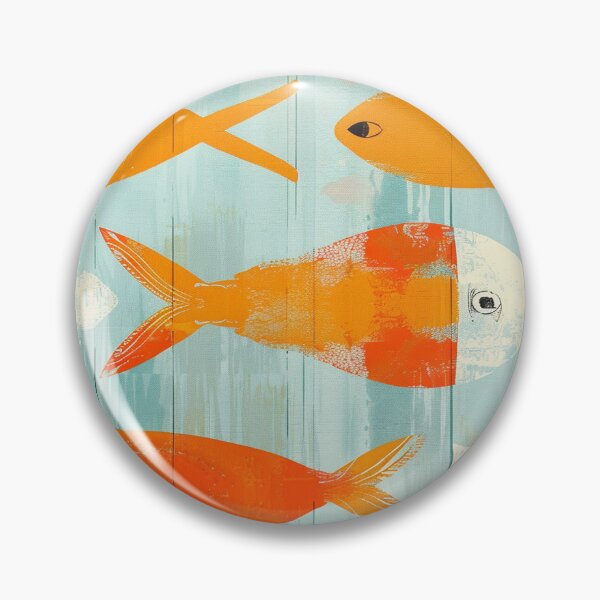 Item preview, Pattern with abstract fish shapes. designed and sold by Dream scape  of Lucy.