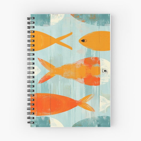 Item preview, Pattern with abstract fish shapes. designed and sold by Dream scape  of Lucy.