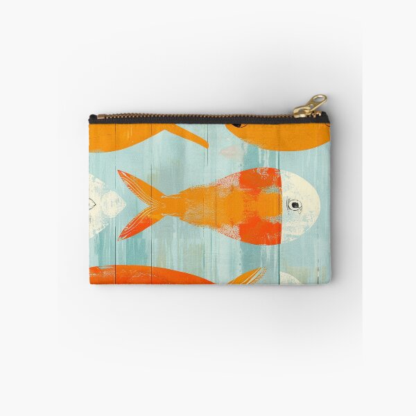 Item preview, Pattern with abstract fish shapes. designed and sold by Dream scape  of Lucy.