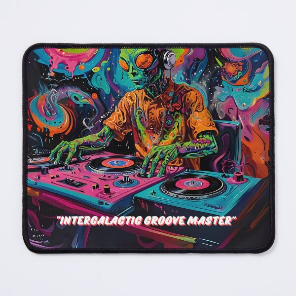 Item preview, Intergalactic Groove Master Art designed and sold by Obsidian Ink by Wilshire.