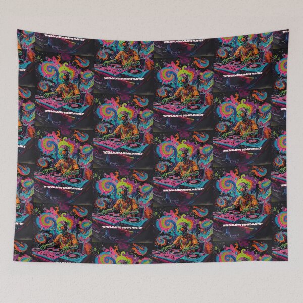 Item preview,  Intergalactic Groove Master Art designed and sold by Obsidian Ink by Wilshire.