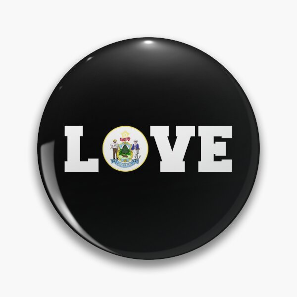 Item preview, Vintage Maine State Seal Love designed and sold by US States Merch.