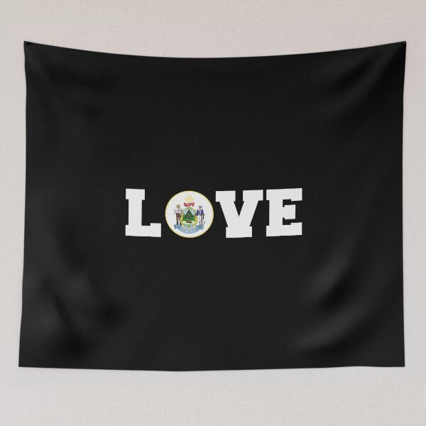 Item preview, Vintage Maine State Seal Love designed and sold by US States Merch.