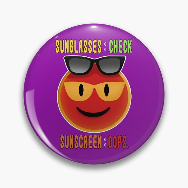 Item preview, Sunglasses Emoji Mishap designed and sold by Fun Funky Designs.
