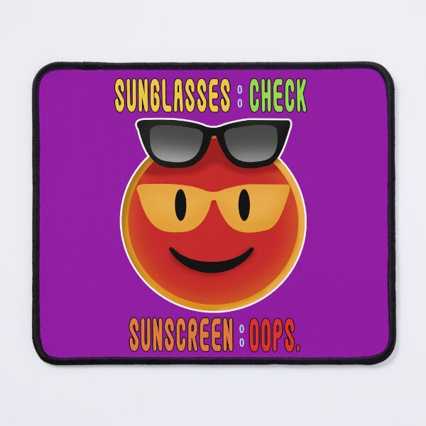 Item preview, Sunglasses Emoji Mishap designed and sold by Fun Funky Designs.