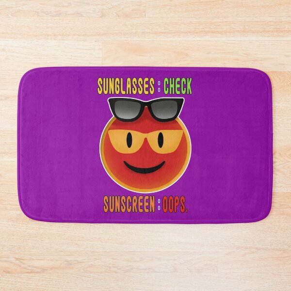 Item preview, Sunglasses Emoji Mishap designed and sold by Fun Funky Designs.