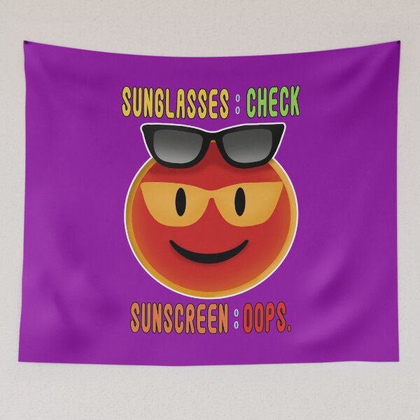 Item preview, Sunglasses Emoji Mishap designed and sold by Fun Funky Designs.
