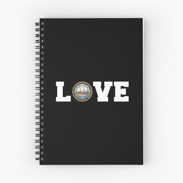 Item preview, Vintage New Hampshire State Seal Love designed and sold by US States Merch.