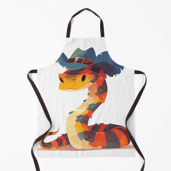 Item preview, Bold Red Snake with Blue Hat designed and sold by Christian Weiss.