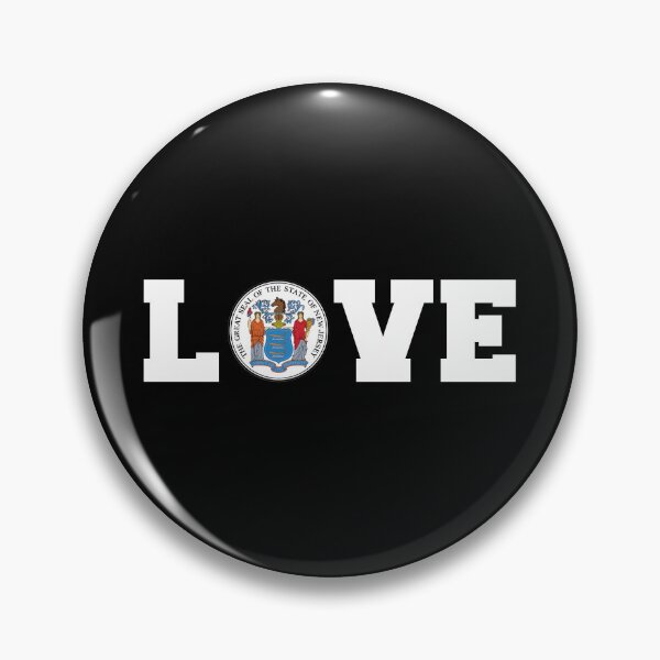 Item preview, Vintage New Jersey State Seal Love designed and sold by US States Merch.