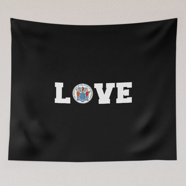 Item preview, Vintage New Jersey State Seal Love designed and sold by US States Merch.