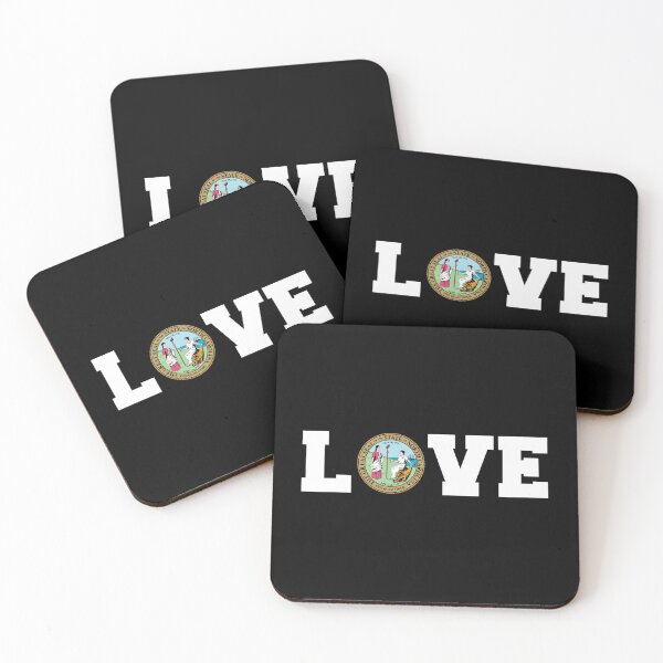 Item preview, Vintage North Carolina State Seal Love designed and sold by US States Merch.